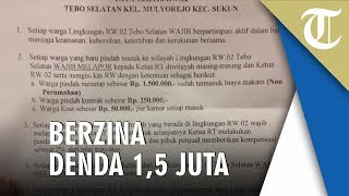 Viral Aturan Berzina Didenda Rp 1,5 Juta