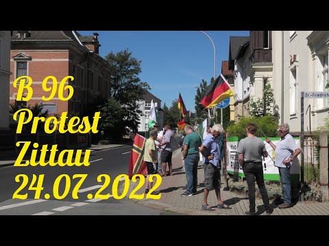 B 96 Protest Zittau 24.07.2022