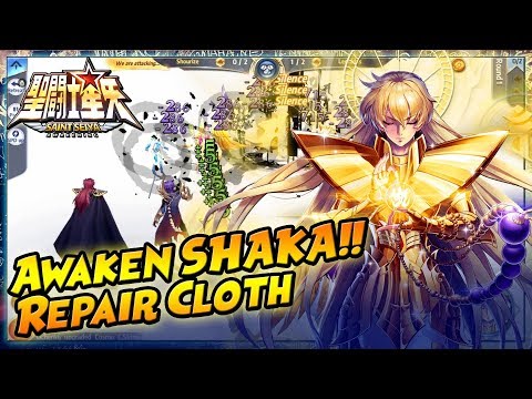 AWAKEN VIRGO SHAKA!! REVIEW [COSMO, SKILL, REPAIR CLOTH] - Saint Seiya: Awakening