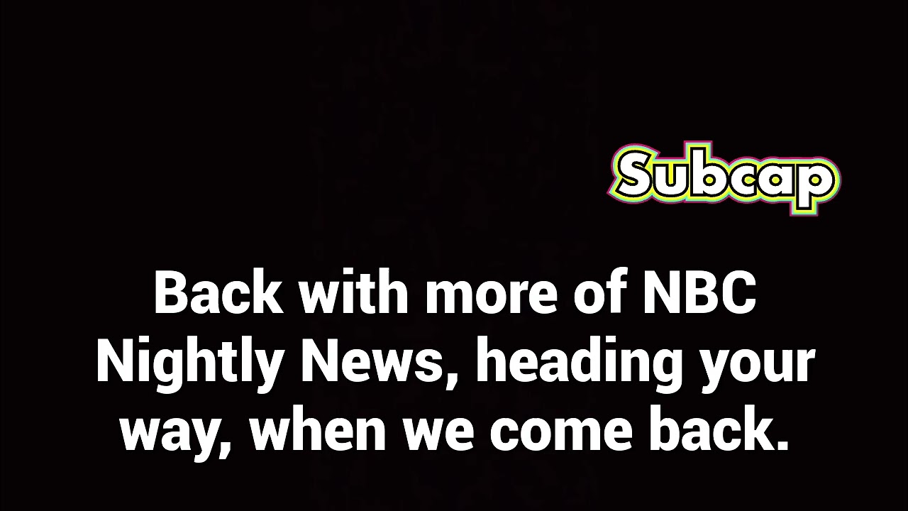 Here's the replay of the Monday night edition for NBC Nightly News as this is episode 15, season 4.