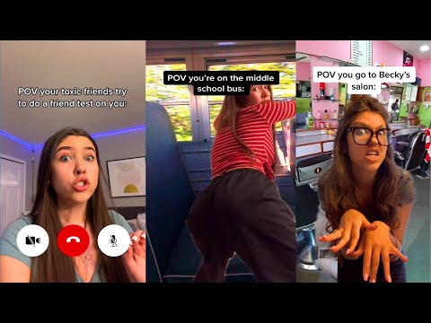 😁 POV: Middle School Bus Was Absolute Chaos | Julietteweg Funny TikToks With Kris , Eel & Others