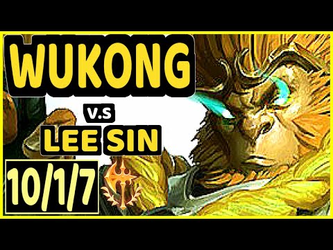 MAXLORE (WUKONG) vs LEE SIN - 10/1/7 KDA JUNGLE GAMEPLAY - EUW Ranked GRANDMASTER