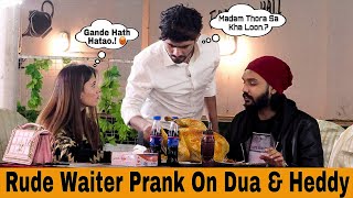Waiter Prank on Dua waseem & Heddy  Khush Raho
