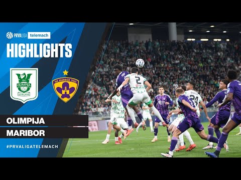 Olimpija 1 - 2 Maribor | 33. krog 2024/25 #PrvaLigaTelemach.
