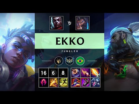 Ekko Jungle vs Udyr - BR Challenger Patch 25.19