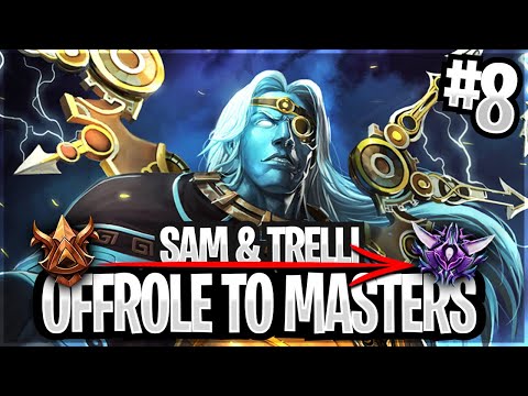 CHRONOS SOLO FRAGS - Offrole To Masters Ep.8 W/ TrelliRelli - SMITE