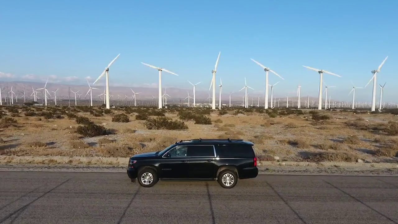 Rolling Drone SUV footage