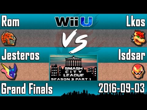 SCLS3P1 -GF- Rom & Jesteros (Ganondorf & Greninja) vs Lkos & Isdsar (Bowser & C.Falcon) - Smash 4