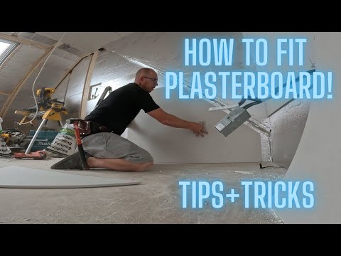 How To Fit And Cut Plasterboard - Loft Conversion!