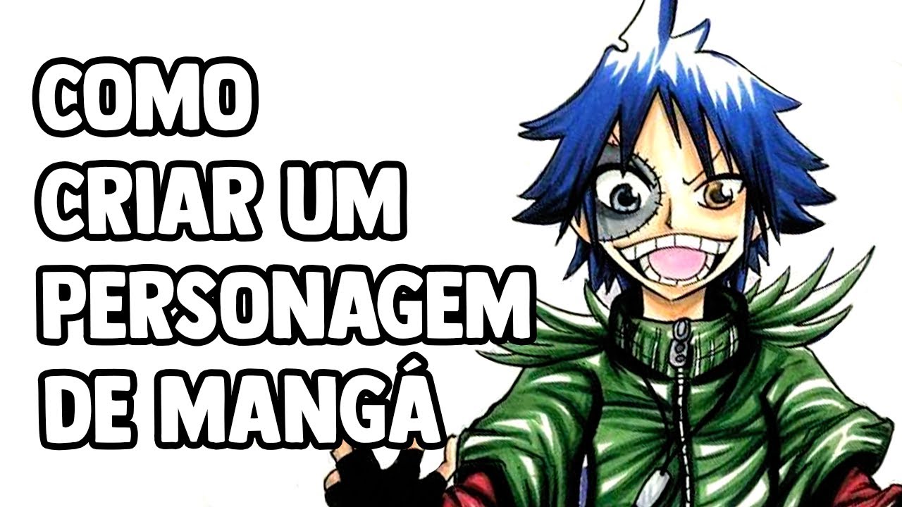 COMO CRIAR UM PERSONAGEM DE MANGÁ + Como Desenhar Cenários