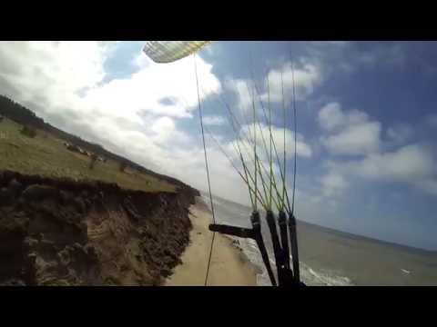 Paraglaiding in Jurkalne-10 in 12m/s