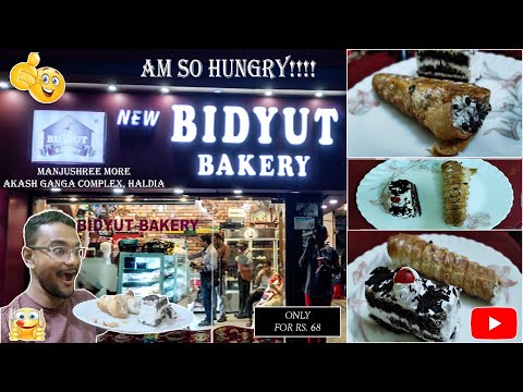 Bidyut Bakery At Manjushree More Akash Ganga Complex, Haldia. Pastry and Cream Roll with Choco Chips
