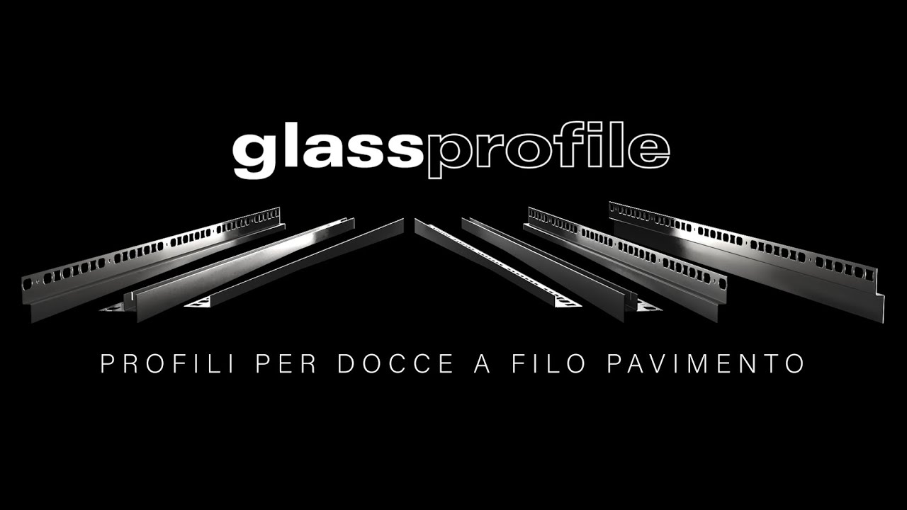Glass Profile - Profili per docce a filo pavimento | Profilpas