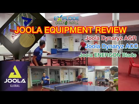 Review Joola DYNARYZ AGR, ACC & Joola ENERGON Blade with Coach Julius Esposo | Berpong
