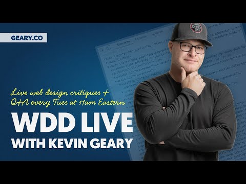 WDD LIVE 064: Beginner Web Design Q&A PART 2 + Demos - No Question is "Dumb" or Too Basic!