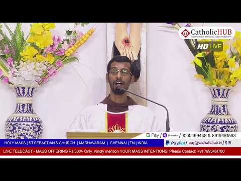 SUNDAY HOLY MASS IN TAMIL | ST.SEBASTIAN'S CHURCH | MADHAVARAM | CHENNAI | TN | INDIA | 03-05-2020