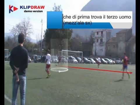 Triangolazione col portiere che effettua un passaggio chiave #gm