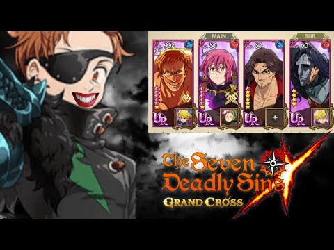 SEVEN DEADLY SINS GRAND CROSS - FINAL BOSS KING EASY 2 TURNS WIN TEAM🔥