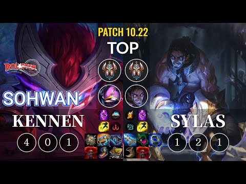 KT SoHwan Kennen vs Sylas Top - KR Patch 10.22
