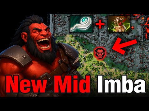 IMBA Axe MID — New Mid IMBA Strategy (Immortal) | Patch 7.39e #dota2