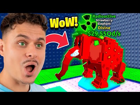 Zdobyłem STRAWBERRY ELEPHANTA w TSUNAMI dla Brainrot! Roblox!