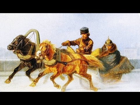 Вот мчится тройка почтовая / Here's the Mail Troika Rushing /of Russia's popular folk songsong