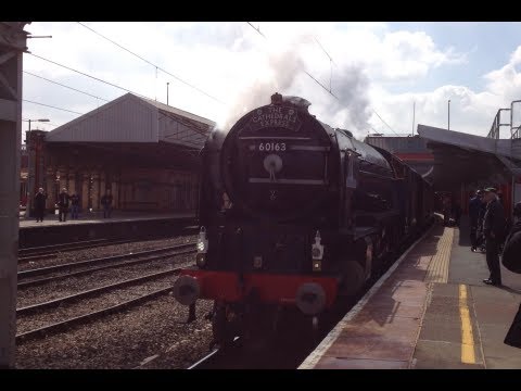 60163 'Tornado' on 'The Cathedrals Express' at Crewe 20th April 2013