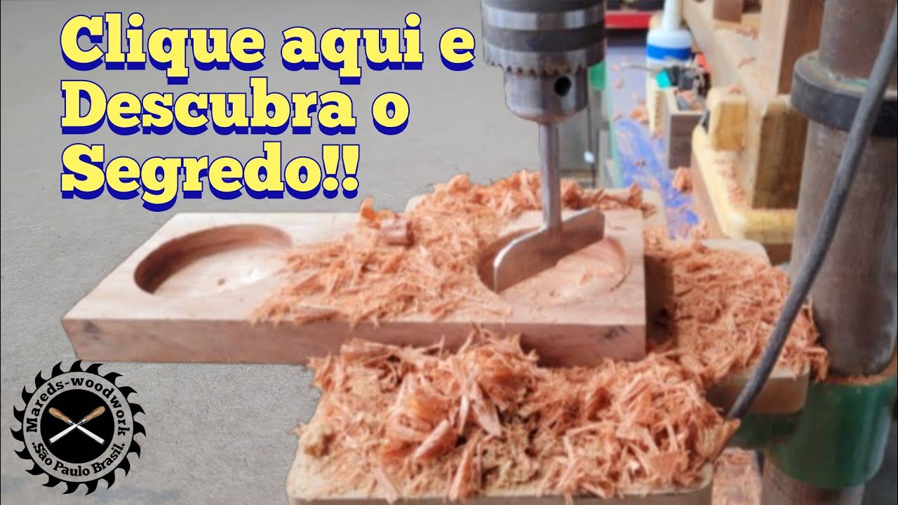 "NÃO GASTE DINHEIRO" Como fazer broca para madeira de qualquer medida, TODO PASSO A PASSO, VEJA!!!