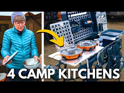 4 Clever Camp Kitchen Setups!