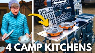 4 Clever Camp Kitchen Setups!