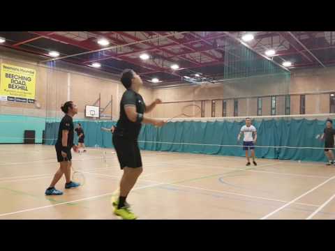 Men's Doubles Badminton in Hastings- Peter's League 2017