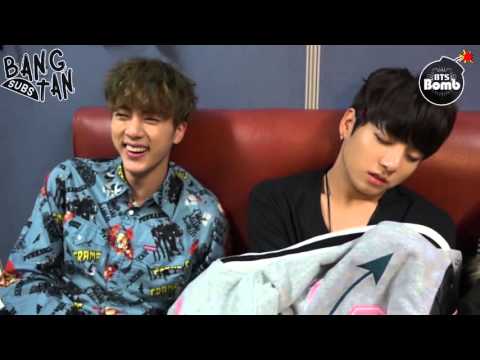 [ENG] 151223 [BANGTAN BOMB] Sleeping Baby bothered with Jin