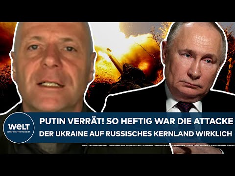 UKRAINE-KRIEG: Putin verrät! "Große Verluste!" So heftig war die Attacke auf das russische Kernland