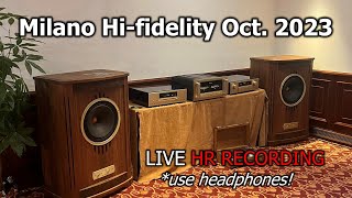 TANNOY CANTERBURY Lovely sound at Milano Hi Fidelity 2023 [4K]