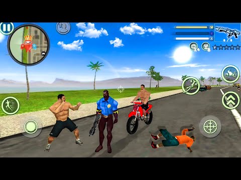 Panther Police Rope Hero Vice Town #6 - Fun at NY City - Android Gameplay