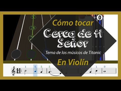 Cómo tocar "Cerca de ti Señor" en Violín | Play along