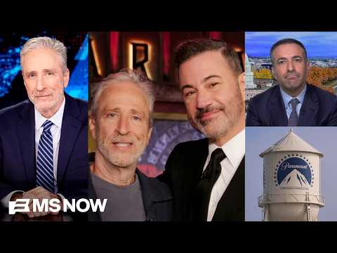 Comics checkmate 47! Jon Stewart renewed for 2028, BIZ IGNORES TRUMP's 'cancel Kimmel' rant