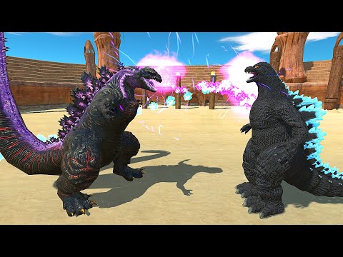 HEISEI GODZILLA  VS SHIN GODZILLA AT ARENA - Animal Revolt Battle Simulator