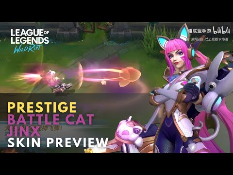 Prestige Battle Cat Jinx Skin Preview - Wild Rift