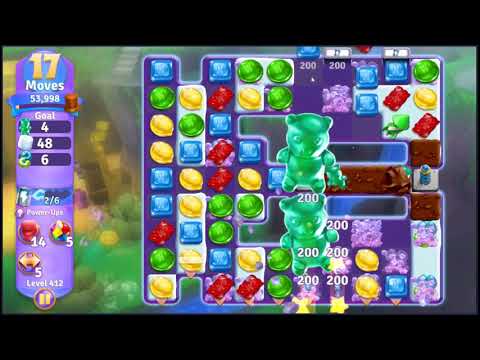 Wonka's World of Candy Level 412 - NO BOOSTERS + FULL STORY 🍫 | SKILLGAMING ✔️