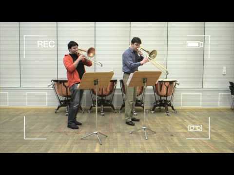 Summertime for tenor & bass trombone