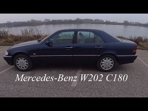 Mercedes-Benz W202 C180 1997 Highspeed and 0-100 km/h.
