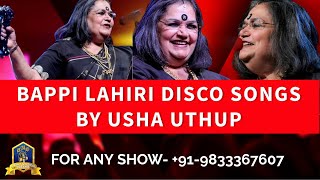 Usha Uthup Live I Bappi Lahiri I  I Bollywood Hits I Foot Tapping Songs I #Bollywoodsongslive