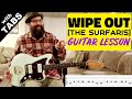 Wipe Out cover & lesson - The Surfaris - How to Play