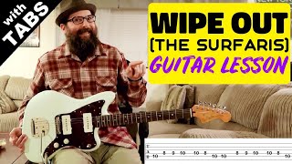 Wipe Out cover &amp; lesson - The Surfaris - How to Play
