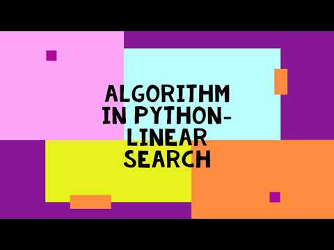 Algorithm In Python Linear Searchhackerearth Coding