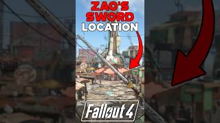 ZAO'S SWORD SECRET WEAPON LOCATION IN FALLOUT 4
