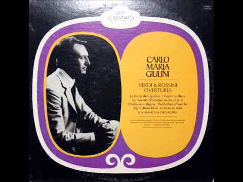 Rossini / Carlo Maria Giulini, 1967: Overture to L'Italiana in Algeri - Philharmonia Orch. (Vinyl)