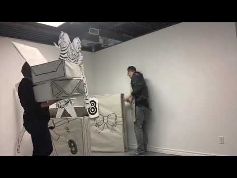 Studio 102 Window Display - the build