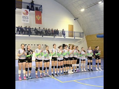 juniorke OK Rudar -  OK Mornar  2 : 0    PRVI SET